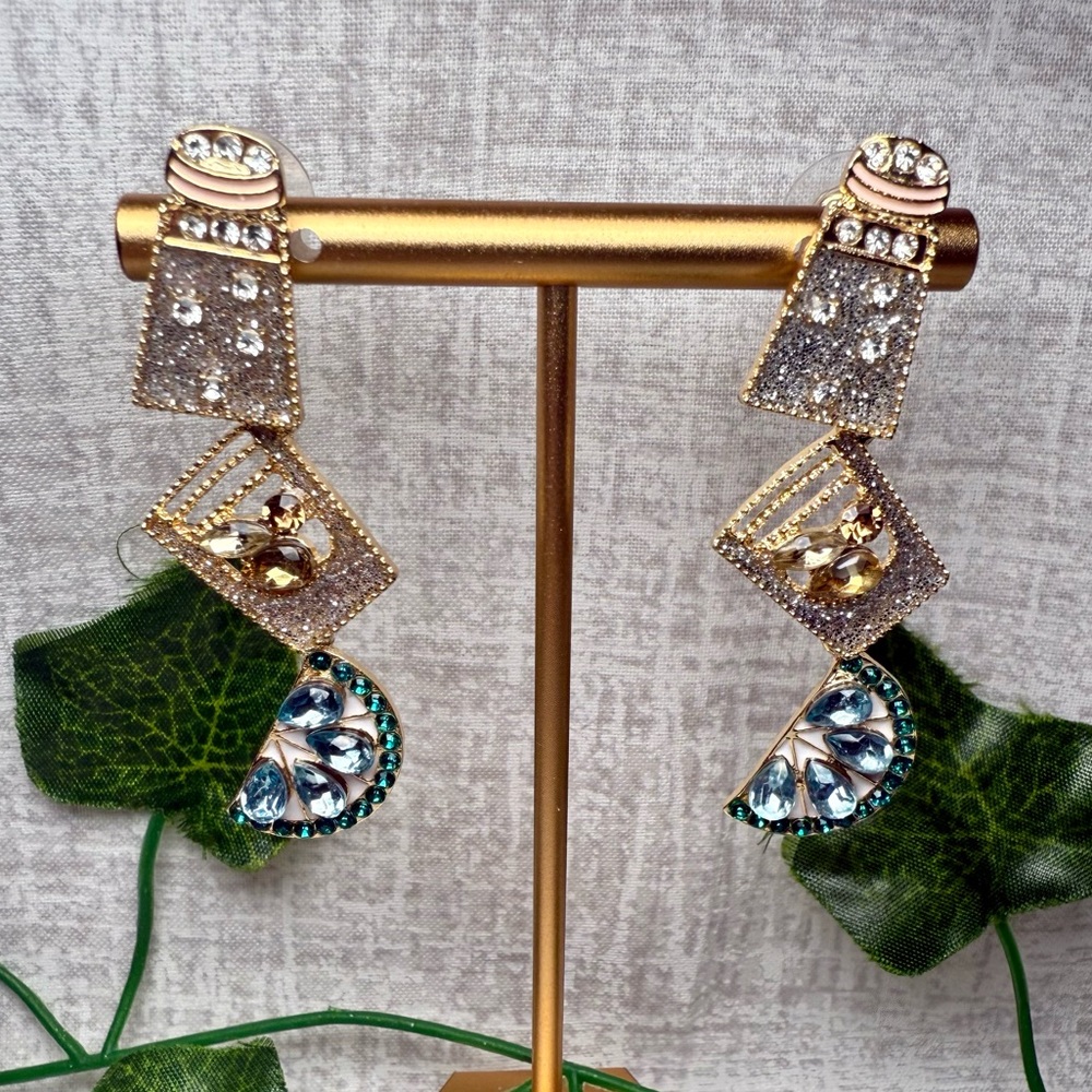 New Handmade Tequila Shot Statement Earrings